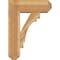 Ekena Millwork Merced Craftsman Rough Sawn Bracket w/ Offset Brace, Western Red Cedar, 8"W x 22"D x 30"H BKT0806X22X30MRC04RWR - alternate 2